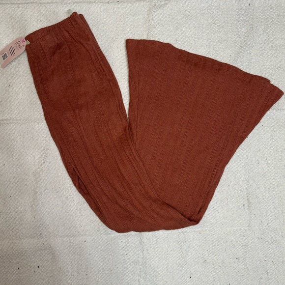 1.4.3. Story by Line Up Pants - NWT Rust Golden Hour Flares